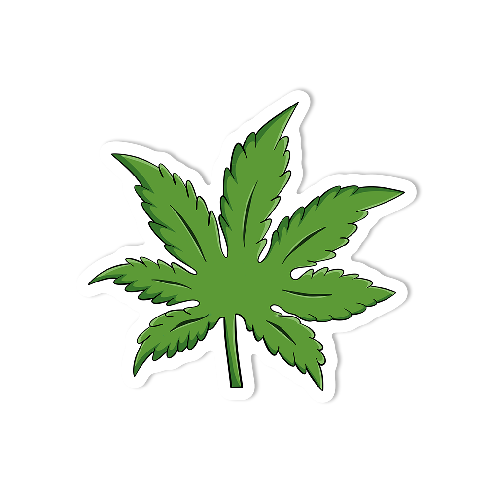 cartoon weed leaf png