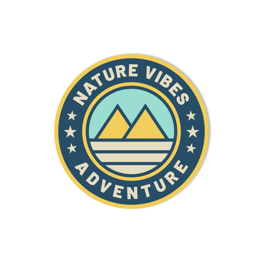 Nature Vibes Adventure Sticker