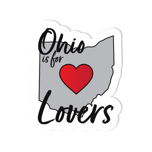 Ohio is for Lovers - Emo Alt Waterproof Vinyl Sticker - StickerShuttle